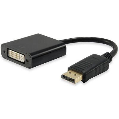 ADAPTADOR EQUIP DISPLAYPORT-DVI PRETO ADAPTADOR EQUIP DISPLAYPORT-DVI PRETO