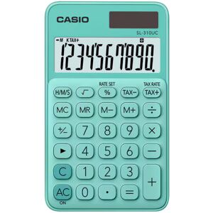 CALCULADORA BOLSO CASIO SL-310UC VERDE CALCULADORA BOLSO CASIO SL-310UC VERDE