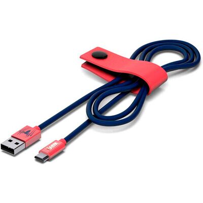 Cabo Micro USB TRIBE - 1,2m - Spiderman - Dados & Carregamento Cabo Micro USB TRIBE - 1,2m - Spiderman - Dados & Carregamento