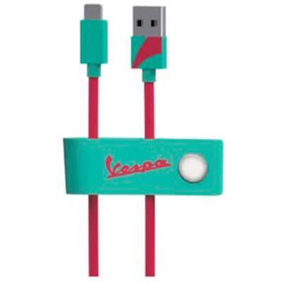 Cabo Lightning Apple - 1,2 m - Vermelho, Turquesa - Cabo Lightning Cabo Lightning Apple - 1,2 m - Vermelho, Turquesa - Cabo Lightning