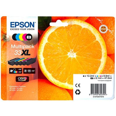 TINTEIRO EPSON 33 XL MULTIPACK TINTEIRO EPSON 33 XL MULTIPACK