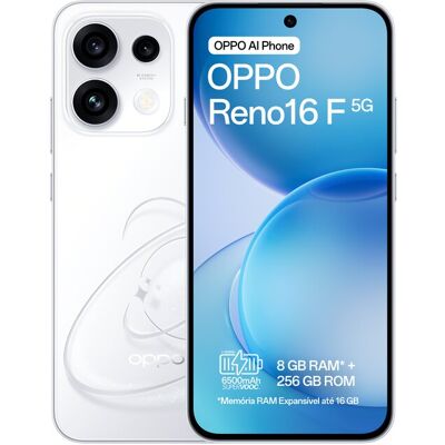 SMARTPHONE OPPO RENO16 F 5G 256 BRANCO SMARTPHONE OPPO RENO16 F 5G 256 BRANCO