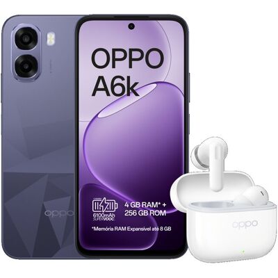 SMARTPHONE OPPO A6K 256GB + AURICULAR BUDS3 SMARTPHONE OPPO A6K 256GB + AURICULAR BUDS3