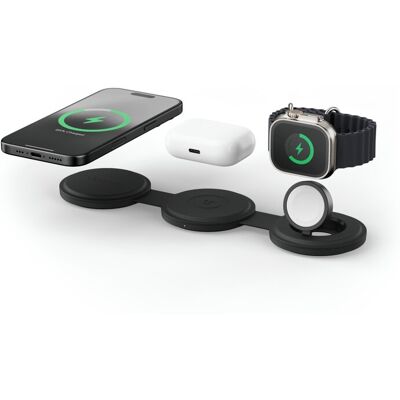 CARREGADOR SATECHI QI2 GO 3IN1 PRETO CARREGADOR SATECHI QI2 GO 3IN1 PRETO