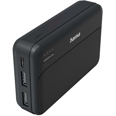 POWERBANK HAMA POCKET 10000MAH PRETO POWERBANK HAMA POCKET 10000MAH PRETO