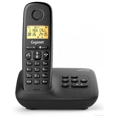 Siemens TELEFONE SEM FIOS GIGASET BASIC 100 PRETO Siemens TELEFONE SEM FIOS GIGASET BASIC 100 PRETO