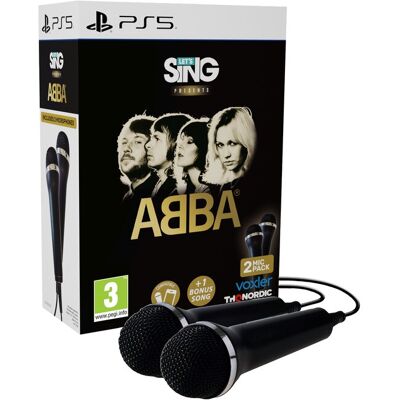 ECOPLAY JOGO PS5 LETS SING ABBA 27 2 MIC ECOPLAY JOGO PS5 LETS SING ABBA 27 2 MIC