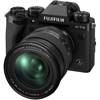 MÁQUINA FOTOGRÁFICA FUJIFILM XT5+XF16-80 OIS WR PRETO MÁQUINA FOTOGRÁFICA FUJIFILM XT5+XF16-80 OIS WR PRETO