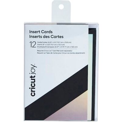 CARTÃO CRICUT JOY INC BK H PACK10 CARTÃO CRICUT JOY INC BK H PACK10