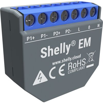 MODULO MEDIDOR SHELLY EM MODULO MEDIDOR SHELLY EM