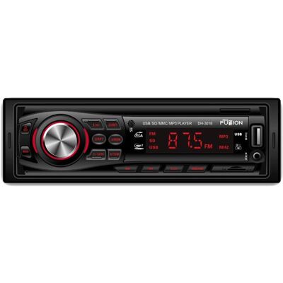 Rádio de carro Tech Fuzzion - 4x50W FM USB MP3 Rádio de carro Tech Fuzzion - 4x50W FM USB MP3