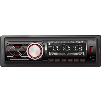 Tech Fuzzion Rádio para Carros - Painel destacável 50W x 4 FM BT USB MP Tech Fuzzion Rádio para Carros - Painel destacável 50W x 4 FM BT USB MP