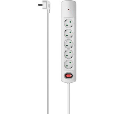 EXTENSÃO HAMA 6T 1,5M C/PROTEC BRANCA EXTENSÃO HAMA 6T 1,5M C/PROTEC BRANCA
