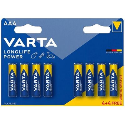 PILHA VARTA HIGH ENERGY AAA BL4+4 PILHA VARTA HIGH ENERGY AAA BL4+4