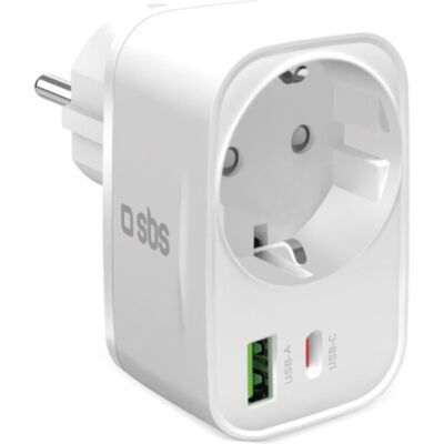 TOMADA SBS SCHUKO USB-A/C PD 20W TOMADA SBS SCHUKO USB-A/C PD 20W