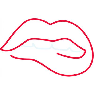 LED DECOR CANDY SHOCK 40 LABIOS LED DECOR CANDY SHOCK 40 LABIOS