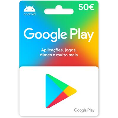 CARTÃO GOOGLE PLAY 50 EUROS CARTÃO GOOGLE PLAY 50 EUROS