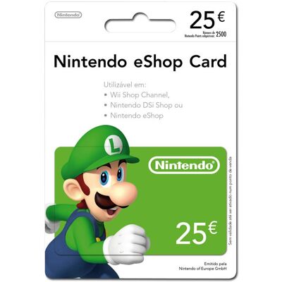 Nintendo 25 EUROS Nintendo 25 EUROS