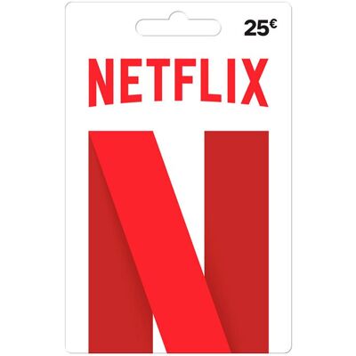 NETFLIX CARTÃO PRESENTE 25 EUROS NETFLIX CARTÃO PRESENTE 25 EUROS