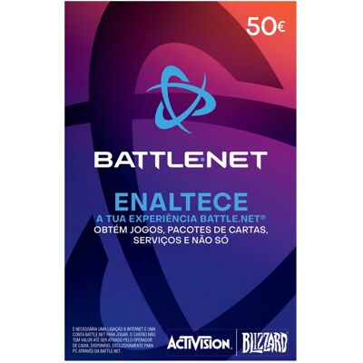 BLIZZARD BATTLE.NET 50 EUROS BLIZZARD BATTLE.NET 50 EUROS