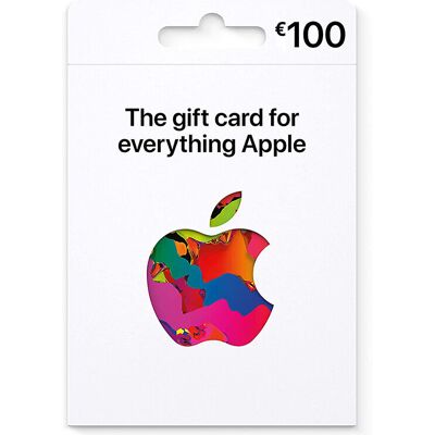 GIFT CARD APPLE 100 EUROS GIFT CARD APPLE 100 EUROS