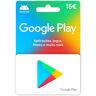 GOOGLE PLAY 15 EUROS