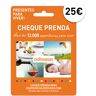 ODISSEIAS CHEQUE PRENDA 25EUR