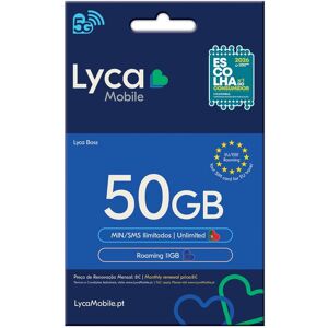 CARTÃO LYCAMOBILE BOSS 50GB CARTÃO LYCAMOBILE BOSS 50GB