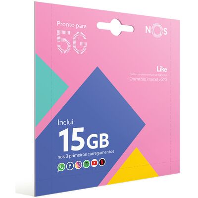 CARTÃO NOS LIKE 5+10GB BONUS PG CARTÃO NOS LIKE 5+10GB BONUS PG