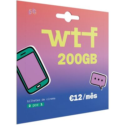 NOS CARTÃO WTF 200GB NOS CARTÃO WTF 200GB