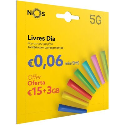 NOS PACK CARTÃO LIVRES 2,5 EUR L NOS PACK CARTÃO LIVRES 2,5 EUR L