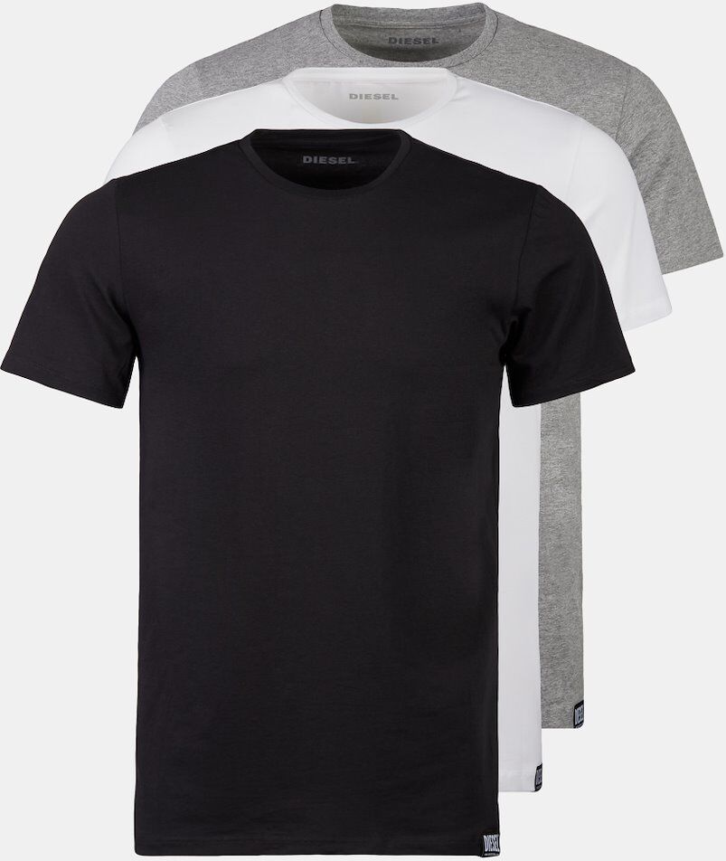 Diesel T-Shirts Diesel Umtee Randal Threepack - Preto/cinza/Branco - Homem