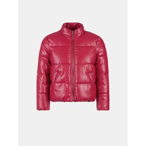 Fracomina Mini Casacos Fracomina Mini Fake Leather Jacket - Vermelho - Criança Rapariga