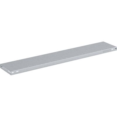 eurokraft pro Prateleira em aço, capacidade de carga 125 kg , galvanizado, LxP 1300 x 300 mm, Prateleira em aço, capacidade de carga 125 kg, galvanizado, LxP 1300 x 300 mm. Completo com parafusos. Especialmente resistente à torção através de cantos da pra eurokraft pro Prateleira em aço, capacidade de carga 125 kg , galvanizado, LxP 1300 x 300 mm, Prateleira em aço, capacidade de carga 125 kg, galvanizado, LxP 1300 x 300 mm. Completo com parafusos. Especialmente resistente à torção através de cantos da pra