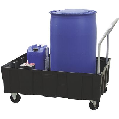 CEMO Cuba coletora em PE para bidões de 200 l , móvel com varão de empurrar, volume coletável 250 l, sem grade, Cuba coletora em PE para bidões de 200 l, móvel com varão de empurrar, volume coletável 250 l, sem grade. Cuba coletora móvel. Em polietileno a CEMO Cuba coletora em PE para bidões de 200 l , móvel com varão de empurrar, volume coletável 250 l, sem grade, Cuba coletora em PE para bidões de 200 l, móvel com varão de empurrar, volume coletável 250 l, sem grade. Cuba coletora móvel. Em polietileno a