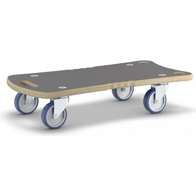 Wagner Rodado de transporte MaxiGRIP , retangular, com certificado FSC®, CxLxA 575 x 300 x 118 mm, capacidade de carga 200 kg, Rodado de transporte MaxiGRIP, retangular, com certificado FSC®, CxLxA 575 x 300 x 118 mm, capacidade de carga 200 kg. Revestime Wagner Rodado de transporte MaxiGRIP , retangular, com certificado FSC®, CxLxA 575 x 300 x 118 mm, capacidade de carga 200 kg, Rodado de transporte MaxiGRIP, retangular, com certificado FSC®, CxLxA 575 x 300 x 118 mm, capacidade de carga 200 kg. Revestime