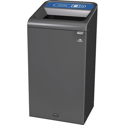 Rubbermaid Coletor de materiais recicláveis Configure™ , aço galvanizado, capacidade 125 l, azul, Coletor de materiais recicláveis Configure™, aço galvanizado, capacidade 125 l, azul. Aço galvanizado de alta qualidade para máxima robustez e design elegant Rubbermaid Coletor de materiais recicláveis Configure™ , aço galvanizado, capacidade 125 l, azul, Coletor de materiais recicláveis Configure™, aço galvanizado, capacidade 125 l, azul. Aço galvanizado de alta qualidade para máxima robustez e design elegant