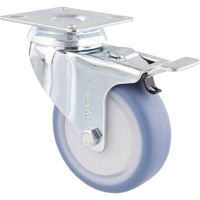 Wagner Rodas para aparelhos DELUXE , Ø das rodas 75 mm, embalagem de 4 unid., roda orientável com imobilizador, Rodas para aparelhos DELUXE, Ø das rodas 75 mm, embalagem de 4 unid., roda orientável com imobilizador. Capacidade de carga 75 kg. Wagner Rodas para aparelhos DELUXE , Ø das rodas 75 mm, embalagem de 4 unid., roda orientável com imobilizador, Rodas para aparelhos DELUXE, Ø das rodas 75 mm, embalagem de 4 unid., roda orientável com imobilizador. Capacidade de carga 75 kg.