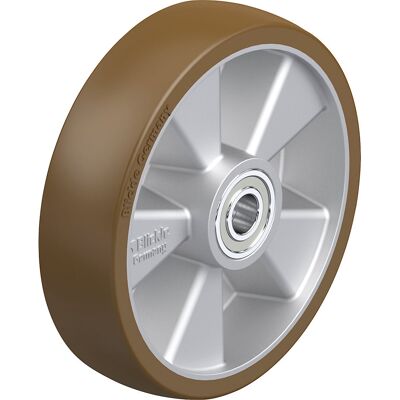 Blickle Roda para cargas pesadas ALB , rolamento de esferas, Ø x largura da roda 200 x 50 mm, capacidade de carga 800 kg, Roda para cargas pesadas ALB, rolamento de esferas, Ø x largura da roda 200 x 50 mm, capacidade de carga 800 kg. Elastómero de poliur Blickle Roda para cargas pesadas ALB , rolamento de esferas, Ø x largura da roda 200 x 50 mm, capacidade de carga 800 kg, Roda para cargas pesadas ALB, rolamento de esferas, Ø x largura da roda 200 x 50 mm, capacidade de carga 800 kg. Elastómero de poliur