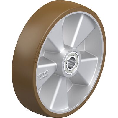 Blickle Roda para cargas pesadas ALB , rolamento de esferas, Ø x largura da roda 250 x 60 mm, capacidade de carga 1000 kg, Roda para cargas pesadas ALB, rolamento de esferas, Ø x largura da roda 250 x 60 mm, capacidade de carga 1000 kg. Elastómero de poli Blickle Roda para cargas pesadas ALB , rolamento de esferas, Ø x largura da roda 250 x 60 mm, capacidade de carga 1000 kg, Roda para cargas pesadas ALB, rolamento de esferas, Ø x largura da roda 250 x 60 mm, capacidade de carga 1000 kg. Elastómero de poli