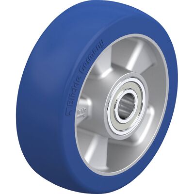 Blickle Roda para cargas pesadas ALBS , rolamento de esferas, Ø do eixo 20 mm, Ø da roda 150 mm, capacidade de carga 500 kg, Roda para cargas pesadas ALBS, rolamento de esferas, Ø do eixo 20 mm, Ø da roda 150 mm, capacidade de carga 500 kg. Elastómero de Blickle Roda para cargas pesadas ALBS , rolamento de esferas, Ø do eixo 20 mm, Ø da roda 150 mm, capacidade de carga 500 kg, Roda para cargas pesadas ALBS, rolamento de esferas, Ø do eixo 20 mm, Ø da roda 150 mm, capacidade de carga 500 kg. Elastómero de