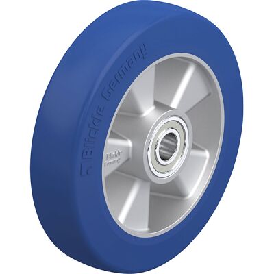 Blickle Roda para cargas pesadas ALBS , rolamento de esferas, Ø do eixo 20 mm, Ø da roda 200 mm, capacidade de carga 750 kg, Roda para cargas pesadas ALBS, rolamento de esferas, Ø do eixo 20 mm, Ø da roda 200 mm, capacidade de carga 750 kg. Elastómero de Blickle Roda para cargas pesadas ALBS , rolamento de esferas, Ø do eixo 20 mm, Ø da roda 200 mm, capacidade de carga 750 kg, Roda para cargas pesadas ALBS, rolamento de esferas, Ø do eixo 20 mm, Ø da roda 200 mm, capacidade de carga 750 kg. Elastómero de