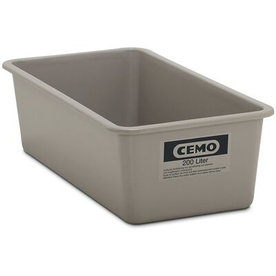 CEMO Recipientes grandes em plástico reforçado a fibra de vidro , capacidade 200 l, CxLxA 1218 x 620 x 358 mm, cinzento, Recipientes grandes em plástico reforçado a fibra de vidro, capacidade 200 l, CxLxA 1218 x 620 x 358 mm, cinzento. Para o transporte e CEMO Recipientes grandes em plástico reforçado a fibra de vidro , capacidade 200 l, CxLxA 1218 x 620 x 358 mm, cinzento, Recipientes grandes em plástico reforçado a fibra de vidro, capacidade 200 l, CxLxA 1218 x 620 x 358 mm, cinzento. Para o transporte e