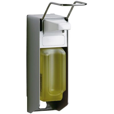 CWS Dispensador universal, 0,5 l, montagem na parede , com alavanca de braço em aço inoxidável, dosagem ajustável, Dispensador universal, 0,5 l, montagem na parede, com alavanca de braço em aço inoxidável, dosagem ajustável. Para sabão, desinfetante, loçã CWS Dispensador universal, 0,5 l, montagem na parede , com alavanca de braço em aço inoxidável, dosagem ajustável, Dispensador universal, 0,5 l, montagem na parede, com alavanca de braço em aço inoxidável, dosagem ajustável. Para sabão, desinfetante, loçã