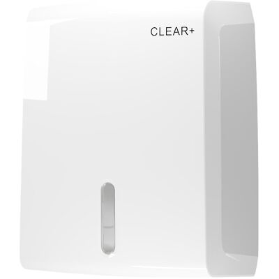 CWS Dispensador de papel dobrado Clear+ , para 400 lenços, branco, Dispensador de papel dobrado Clear+, para 400 lenços, branco. Recarga rápida - ideal para casas de banho muito utilizadas. Design robusto sem peças mecânicas - isento de manutenção e durad CWS Dispensador de papel dobrado Clear+ , para 400 lenços, branco, Dispensador de papel dobrado Clear+, para 400 lenços, branco. Recarga rápida - ideal para casas de banho muito utilizadas. Design robusto sem peças mecânicas - isento de manutenção e durad