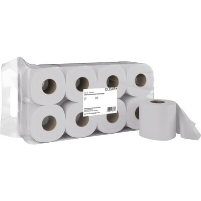 CWS Papel higiénico Standard Claro+ , embalagem com 64 rolos, de 2 camadas, Papel higiénico Standard Claro+, embalagem com 64 rolos, de 2 camadas. 27,5 m comprimento - ideal para necessidade moderada. 64 rolos por unidade - alta segurança de abastecimento CWS Papel higiénico Standard Claro+ , embalagem com 64 rolos, de 2 camadas, Papel higiénico Standard Claro+, embalagem com 64 rolos, de 2 camadas. 27,5 m comprimento - ideal para necessidade moderada. 64 rolos por unidade - alta segurança de abastecimento