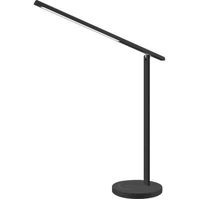 Luminária de mesa LED Hansa HALO - Brilho ajustável, 420mm, Preto Luminária de mesa LED Hansa HALO - Brilho ajustável, 420mm, Preto