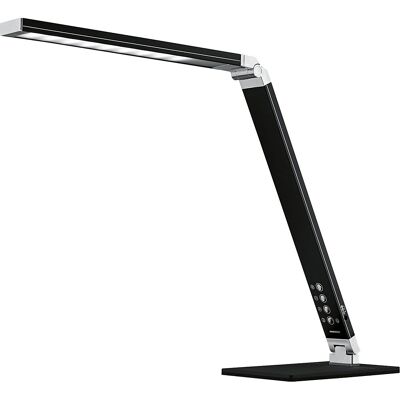 Hansa Lâmpada de Mesa LED Preta - Brilho Ajustável, 420mm, 500lm Hansa Lâmpada de Mesa LED Preta - Brilho Ajustável, 420mm, 500lm
