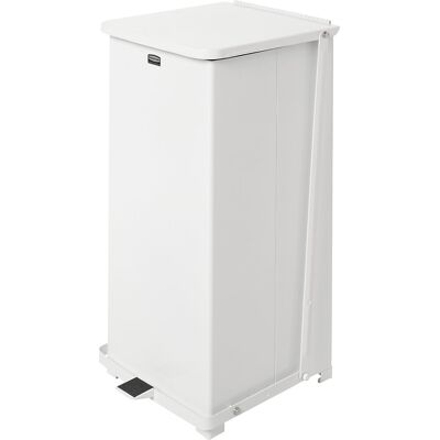 Rubbermaid Balde do lixo de pedal Defenders® , volume 49 l, branco, Balde do lixo de pedal Defenders®, volume 49 l, branco. Pedal largo para utilização sem contacto. Superfícies lisas para uma limpeza fácil. Balde interior em plástico à prova de fugas. De Rubbermaid Balde do lixo de pedal Defenders® , volume 49 l, branco, Balde do lixo de pedal Defenders®, volume 49 l, branco. Pedal largo para utilização sem contacto. Superfícies lisas para uma limpeza fácil. Balde interior em plástico à prova de fugas. De