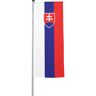Mannus Bandeira para pendurar/bandeira nacional, formato 1,2 x 3 m, Eslováquia